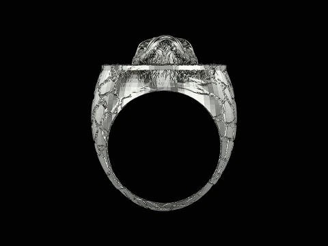Gorilla ring ready to print model - 3D Print Model