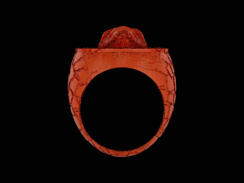 Gorilla ring ready to print model - 3D Print Model