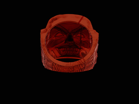 Joker head silver ready to print model 3D Принт Модель