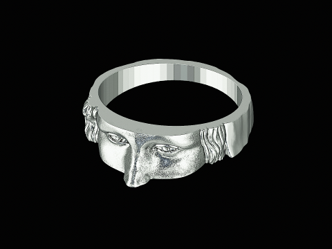 Monolisa head silver ready to print model 3D Принт Модель
