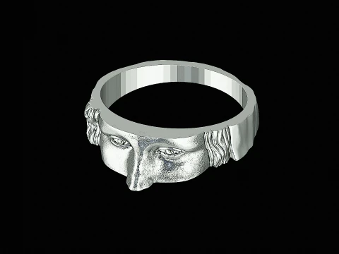 Monolisa head silver ready to print model 3D Print Model