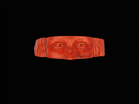 Monolisa head silver ready to print model 3D Print Model