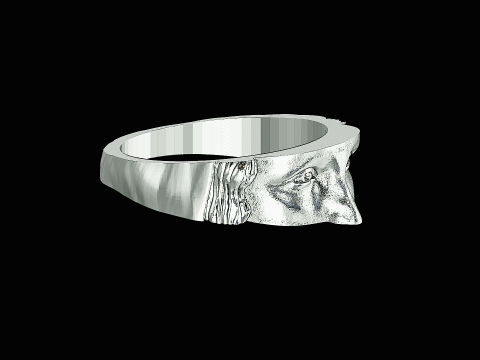 Monolisa head silver ready to print model 3D Принт Модель