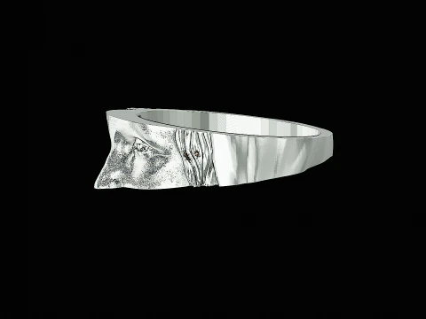 Monolisa head silver ready to print model 3D Print Model
