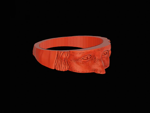 Monolisa head silver ready to print model 3D Print Model