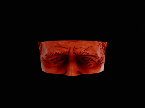The godfather head silver ring ready to print model Model Cetak 3D