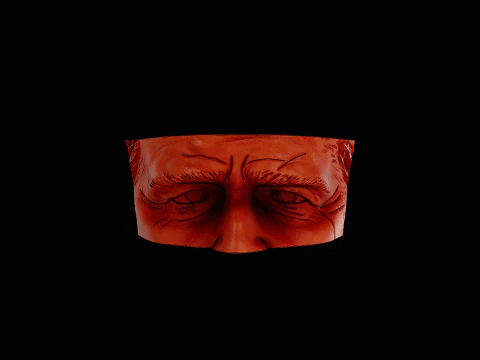 ゴッドファーザー ヘッド シルバー リング すぐに印刷できるモデル 3Dプリントモデル