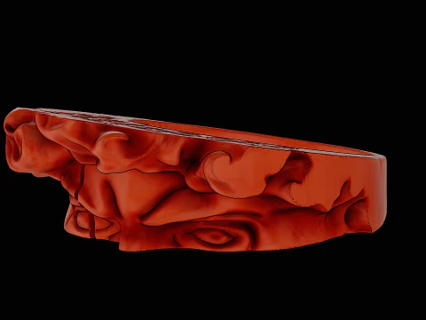 ミケランジェロ ヘッド シルバー リング すぐに印刷できるモデル 3Dプリントモデル