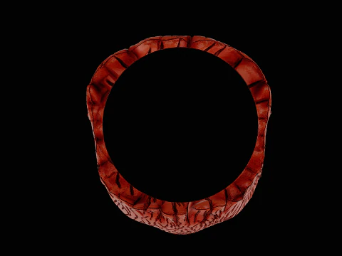 Groot head silver ring ready to print model 3D Print Model