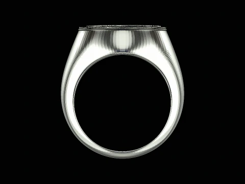 Anel de prata com cabe&ccedil;a de drag&atilde;o pronto para imprimir Modelo de Impressão 3D