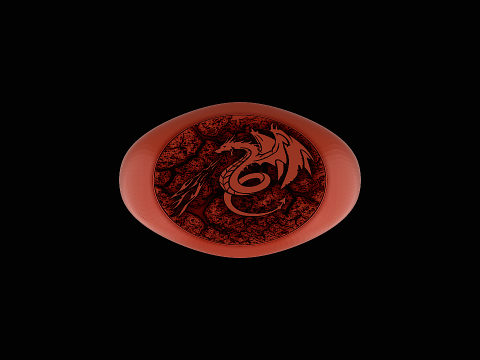 Dragon head silver ring ready to print 3Dプリントモデル