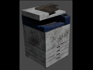 Abandoned printer Modelo 3D