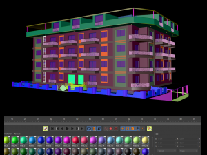 Highly Detailed Building Model 3D