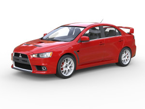 Lancer Evolution 3D 모델