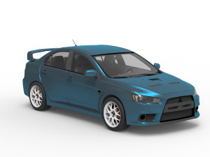 Lancer Evolution 3D 모델
