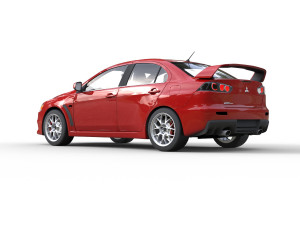 Lancer Evolution 3D 모델