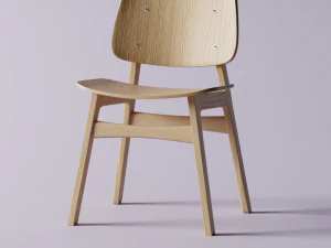 Wooden Chair 3D Model