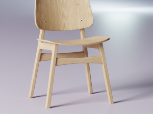 Wooden Chair 3D Model