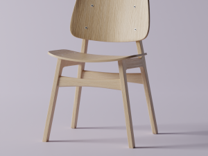 Wooden Chair 3D Model