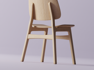 Wooden Chair 3D Model