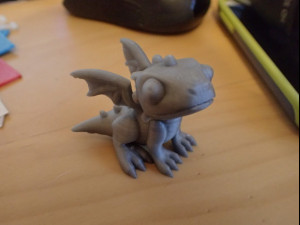 Cute dragon 3Dプリントモデル