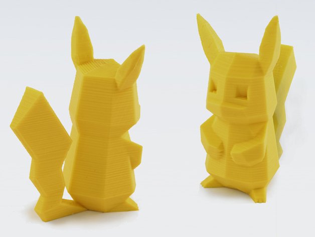 PIKACHU Modello di stampa 3D .c4d .max .obj .3ds .fbx .stl .blend 