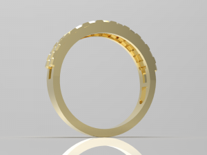Simple gold coupling 005 3D मॉडल