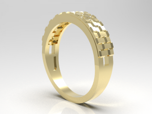 Simple gold coupling 005 3D मॉडल