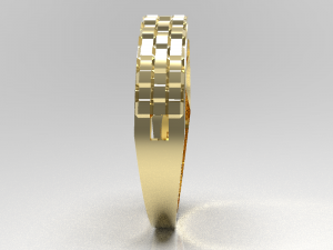 Simple gold coupling 005 3D मॉडल