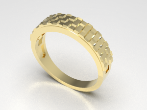 Simple gold coupling 005 3D मॉडल