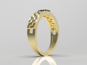 Simple gold coupling 005 3D मॉडल