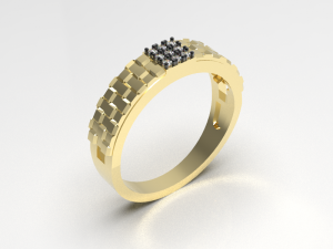 Simple gold coupling 005 3D मॉडल