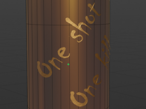 Cartridge One Shot One Kill 3D 모델