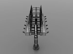 Two Sided Billboard 3D Model