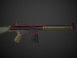 Heckler- Koch G3 3D-Modell