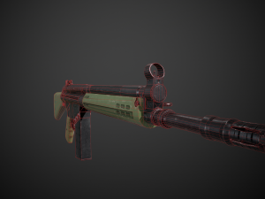 Heckler- Koch G3 3D-Modell