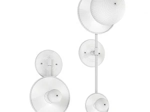 Applique a doppia parete in ottone Modello 3D