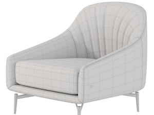 Felicita armchair Modèle 3D