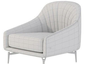 Felicita armchair 3D Model