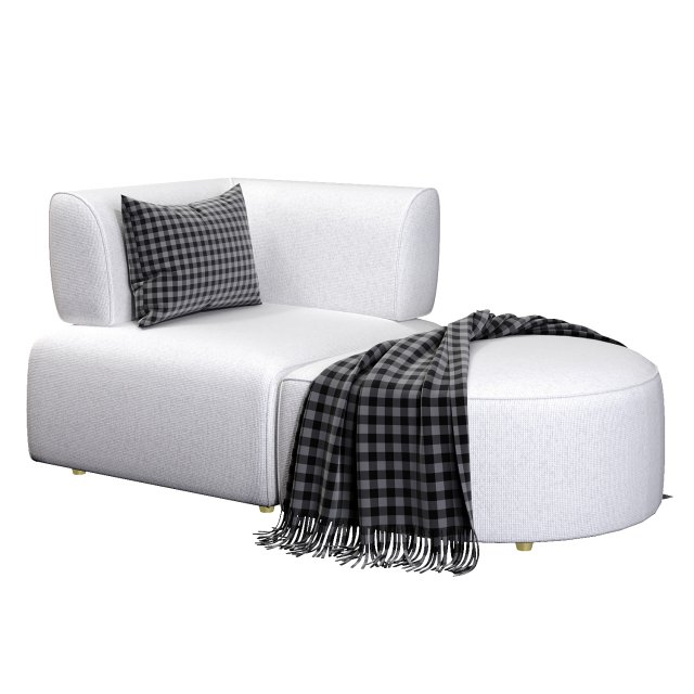 Diane Modular Sectional Modelo 3D .c4d .max .obj .3ds .fbx .stl .blend 
