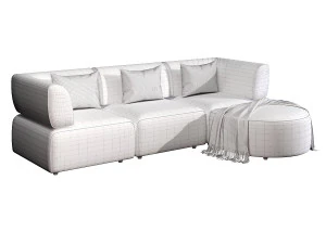 Diane Modular Sectional 3D Model