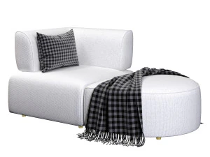 Diane Modular Sectional 3D Model