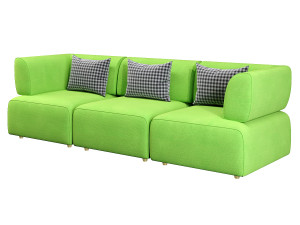 Diane Modular Sectional Modelo 3D