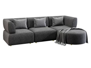 Diane Modular Sectional 3D Model