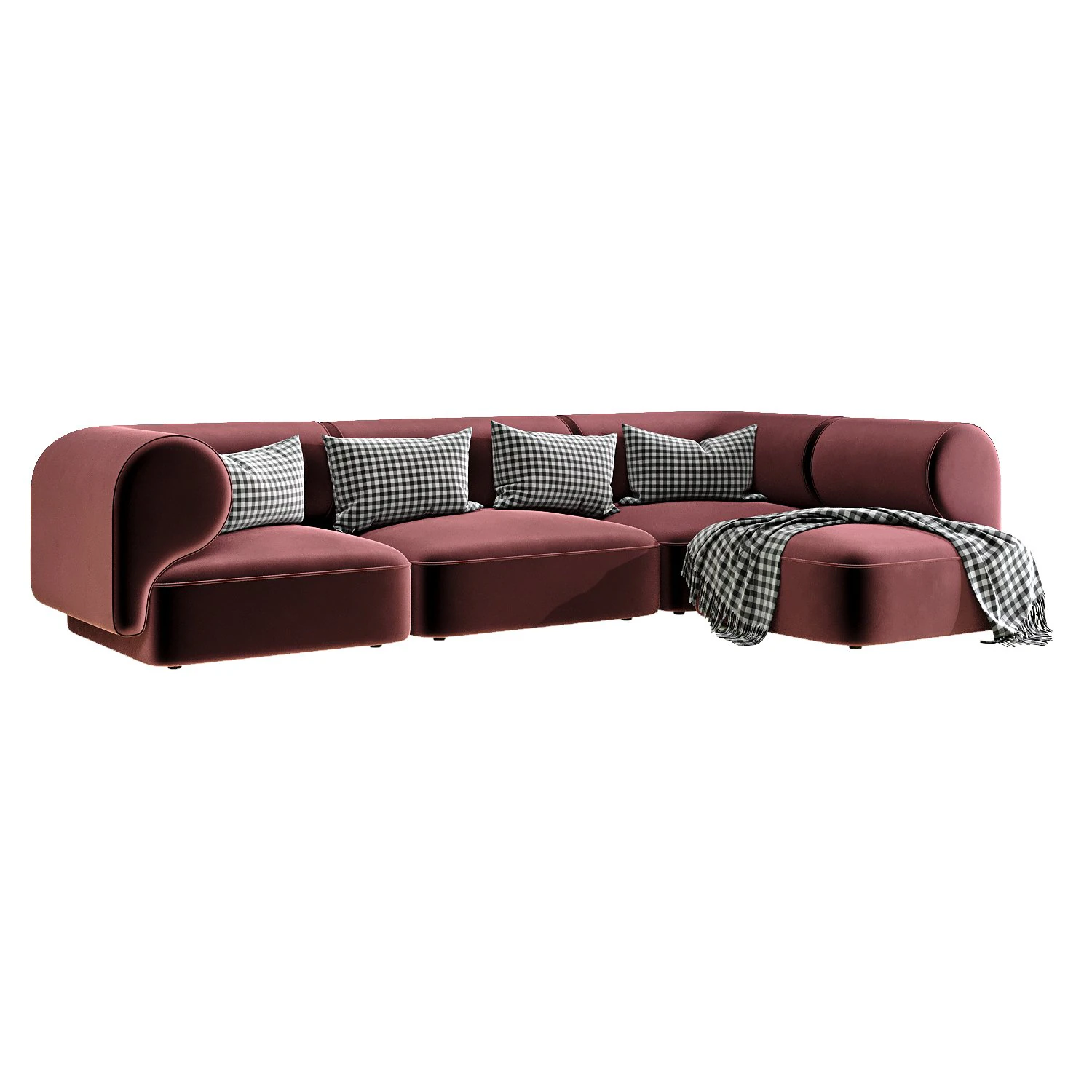 Natuzzi Italia Melody 3D Model .c4d .max .obj .3ds .fbx .stl .blend