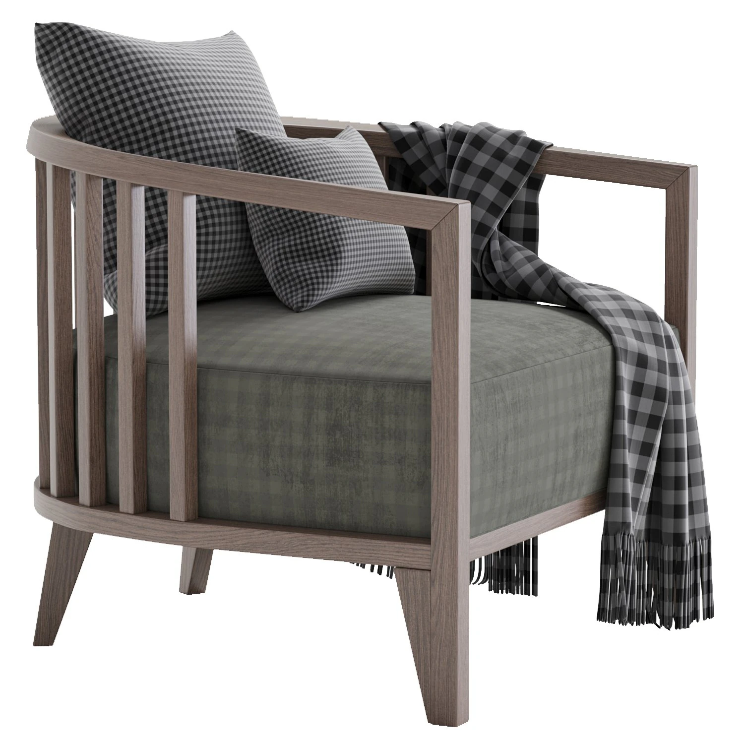 Benito Single Seat 3D Model .c4d .max .obj .3ds .fbx .stl .blend 