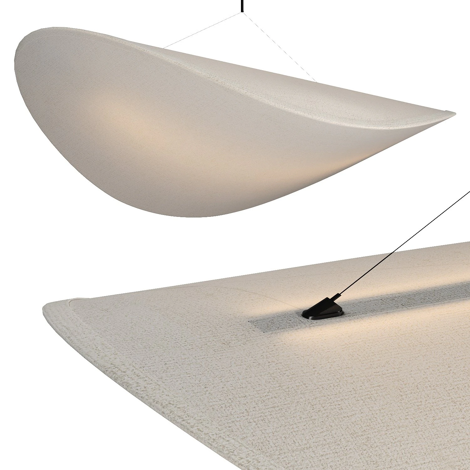 Hanging lamp Tense 120 3D Model .c4d .max .obj .3ds .fbx .stl .blend 