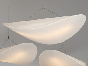Hanging lamp Tense 120 3D Model