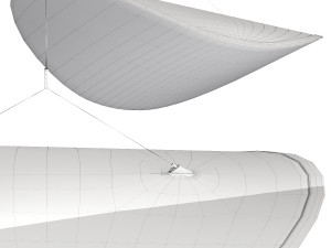 Hanging lamp Tense 120 Model 3D
