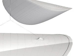 Hanging lamp Tense 120 3D Model